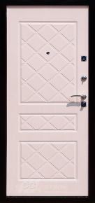 Шумозащитная дверь цвета венге с отделкой МДФ ПВХ - фото №2