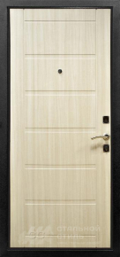 Входная железная дверь МДФ для квартиры цвета беленый дуб с отделкой МДФ ПВХ - фото №2
