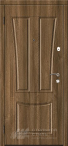 Стальная дверь с накладкой МДФ для квартиры с отделкой МДФ ПВХ - фото №2