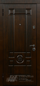 Входная дверь с третьим контуром уплотнения с отделкой МДФ ПВХ - фото